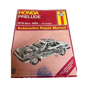 Haynes (601) 1979-1989 HONDA Prelude Auto‎ Repair Manual All Models